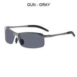 Timeless Men's Photochromic Polarized Sunglasses (Gun Gray)