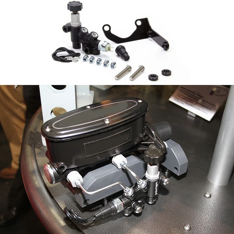 Car Adjustable Knob Proportioning Valve Mounting Bracket Kit For