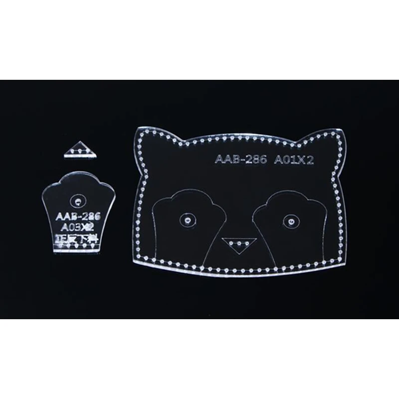 Leather Craft Template 1Set Coin Purse Mini Purse Wallet Template Leather craft Sewing Pattern leather craft template sewing template