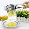 Masher RicerPress Mashed Potatoes Stainless Steel Crushing Puree Fruit Vegetable SqueezerJuicer Press Maker Kitchen Tools 4
