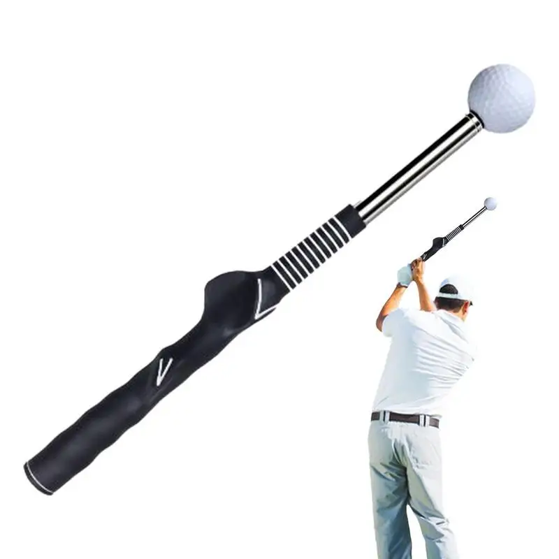 

Flexible Golf Warm-Up Swing Grip Trainer Supplies Telescopic Stick Master Training Posture Corrector Golf Exercise Accessories