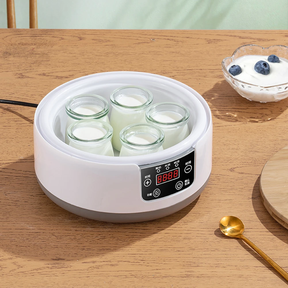 1.2L Automatic Yogurt Maker Constant Temperature Household Natto Maker Low Noise Multi-Function Yogurt Machine for Home Kitchen