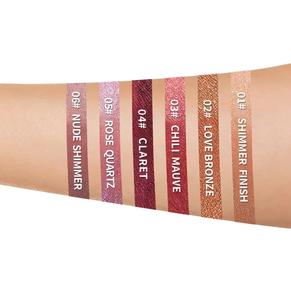 12 Color Diamond Metallic Shine Liquid Lipstick Pearlescent Waterproof Glitter Lip Gloss Smudge Proof Glamorous Lip Makeup_voghion.com