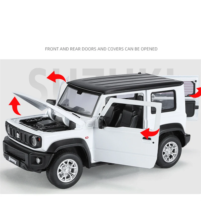 1:24 SUZUKI Jimny Alloy Car Model Diecasts Metal Off-Road Vehicles