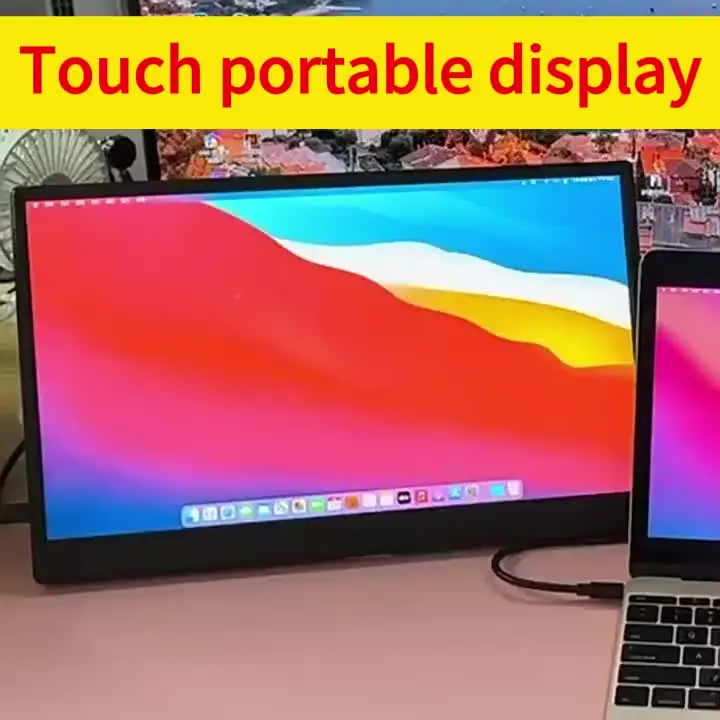 JOHNWILL-15.6 inch portable monitor, 1080P, HDR, 16:9, Xbox low