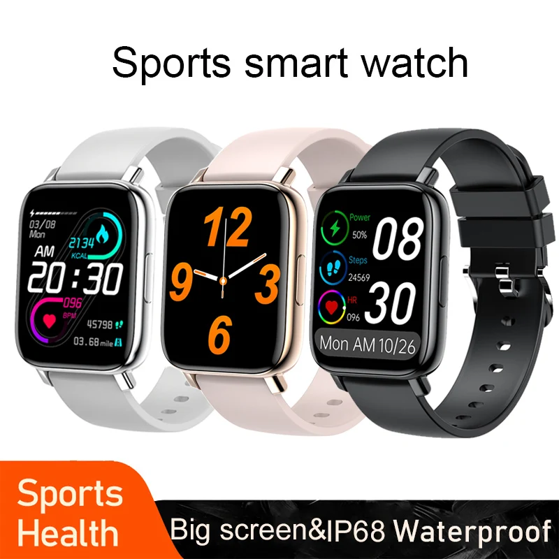 Smartwatch Men IP68 Waterproof Big Screen Bluetooth Call Mesasge Reminder New Smart Sports Watch for Women Health Fitness |