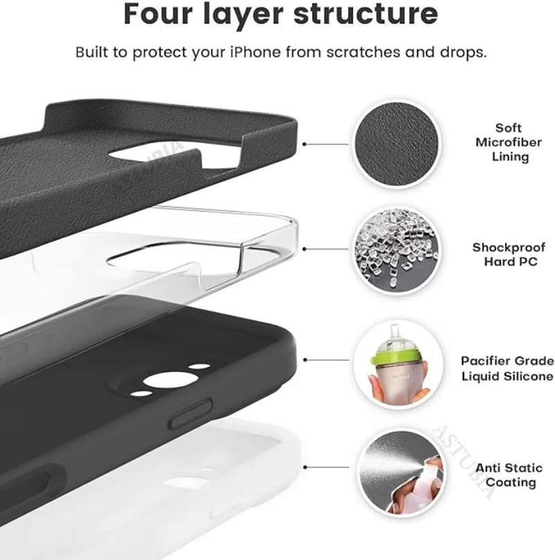 Soft Wireless Charge Microfiber Magnetic Case for iPhone 16 15 14 13 12 11 Pro Max Plus Lens Protector Compatible Colorful Cover 5