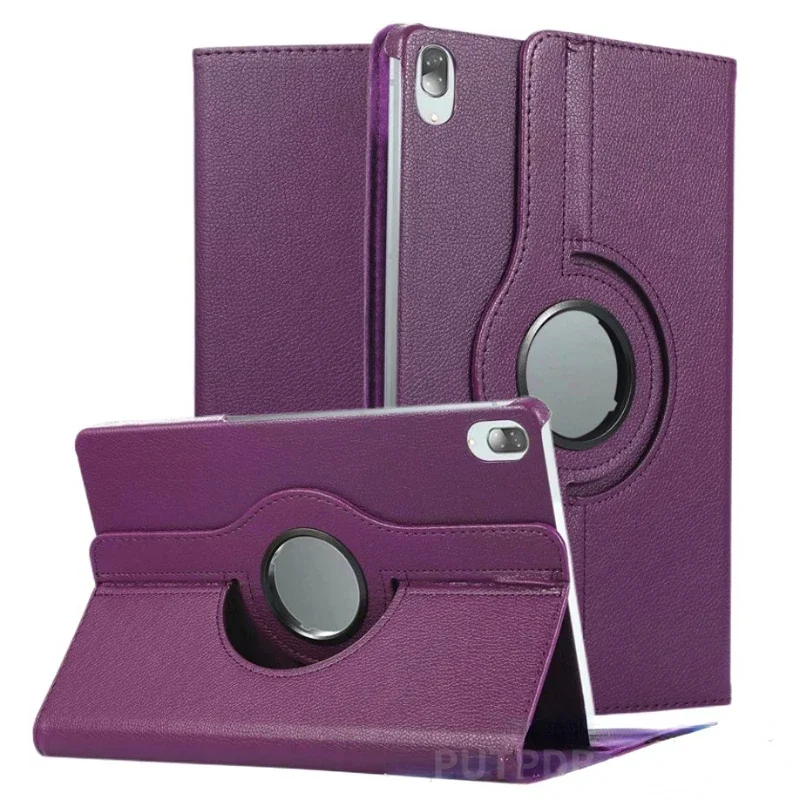 Capa de Suporte Rotativa para Lenovo Tab P11 Pro 11.5 2nd 11.2 Plus M10 10.1 Plus 10.3 Xiaoxin Pad 10.6 m8 Y700 360 Graus