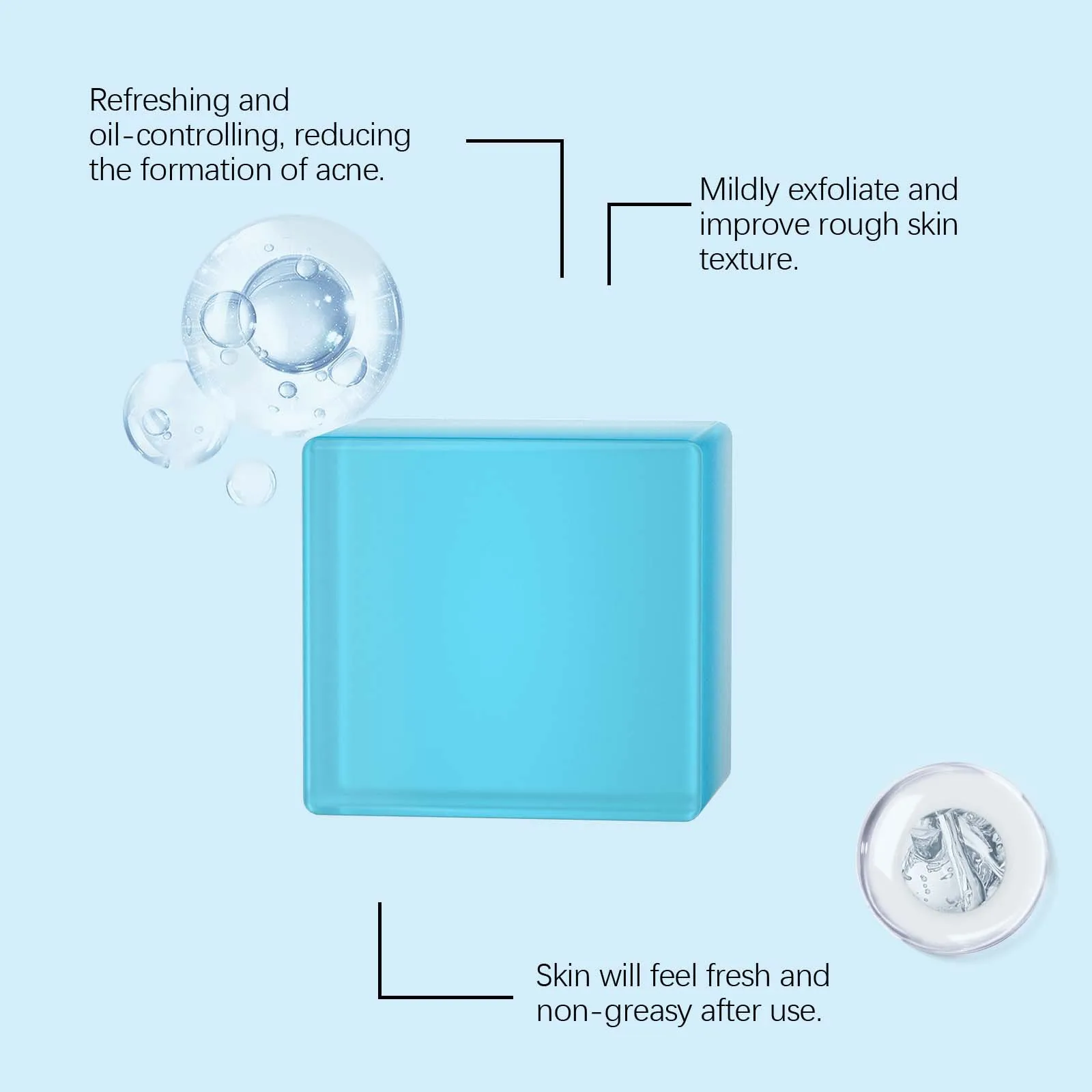 Acne Remover Soap Cleansing Anti Pimples Pores Whitening Oil-Control Brighten Moisturizing Fading Dark Spots Face Wash Skin Care 4