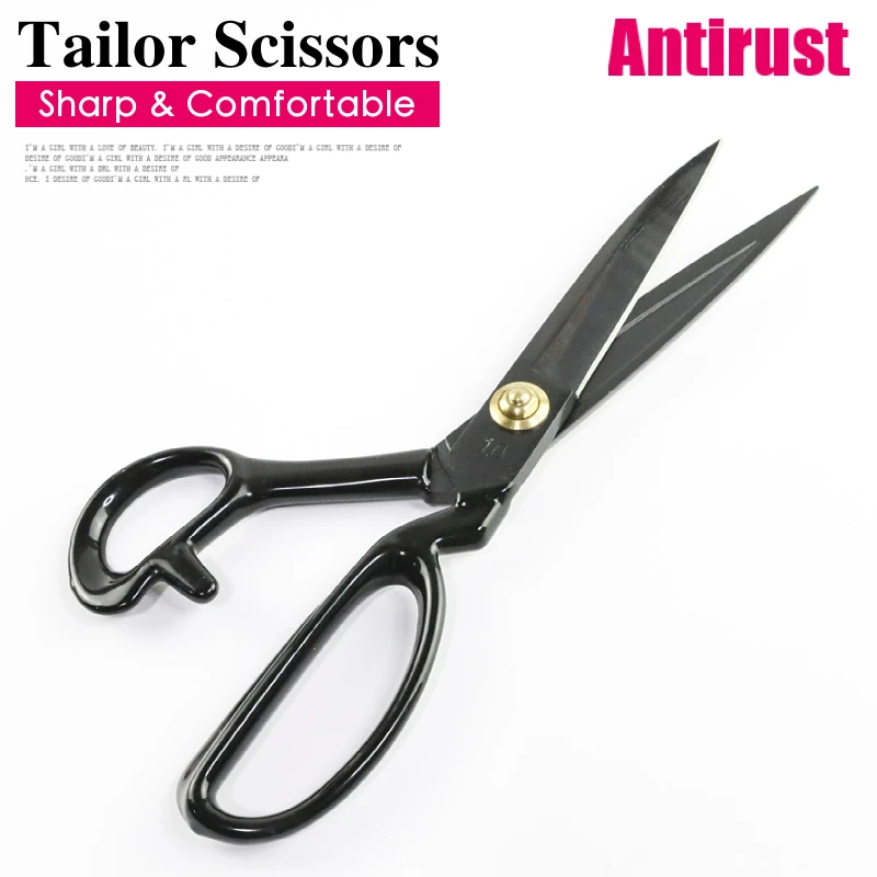 

Профессиональные ножницы для шитья и вышивки, швейные ножницы, аксессуары для резки пряжи, инструменты для резки ткани, 8/9/10 дюймов