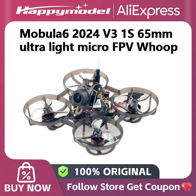 Mobula6 2024 V3 1S Drone FPV Micro 65mm Brushless ELRS