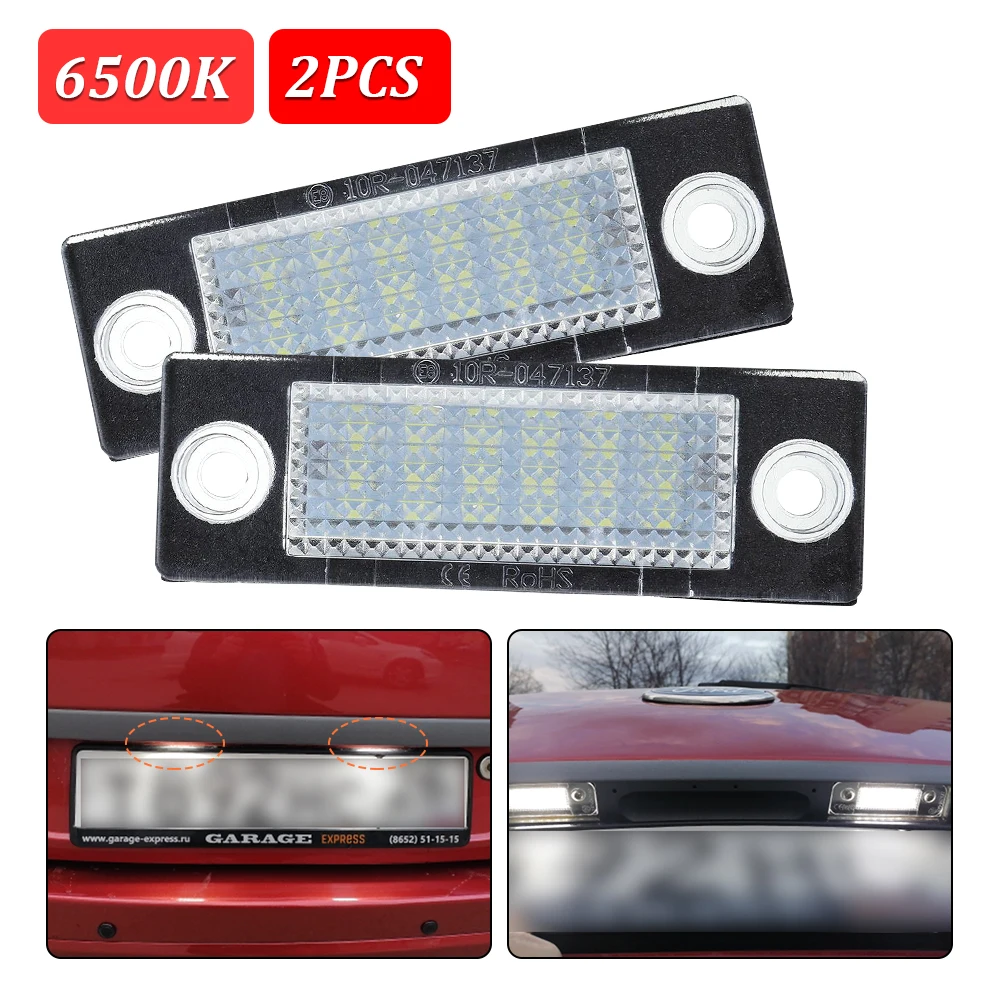2 Pz 12V Led Targa T5 Per Vw Touran Golf Caddy Jetta Mk5 T5 Passat Skoda Super 1