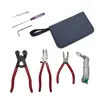 Glass Cutting Tool Set Glass Running Pliers Breaking Pliers Oil Dropper Storage Bag for Mosaic Tiles Mirrors Stained Glass 1