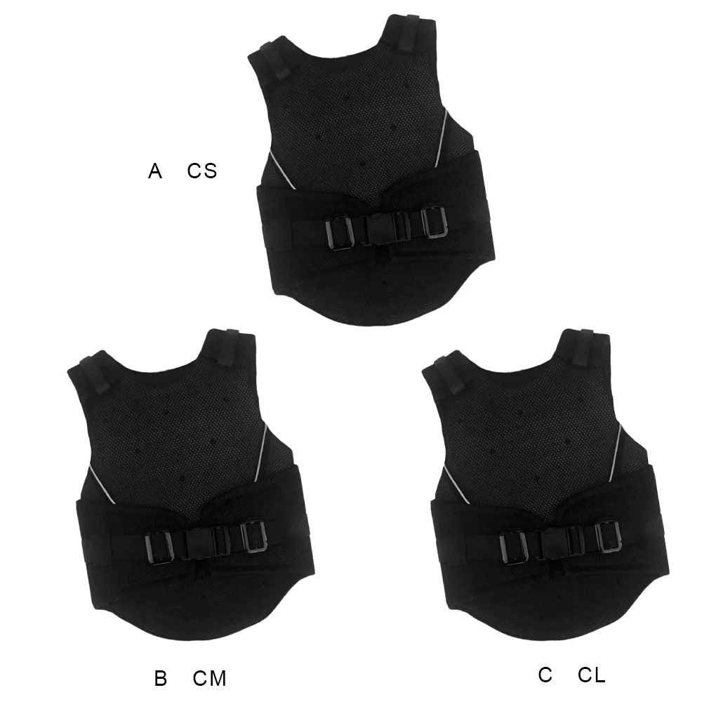 Equestrian Vest Lengthened Filler Waistcoat Good Elasticity Safety