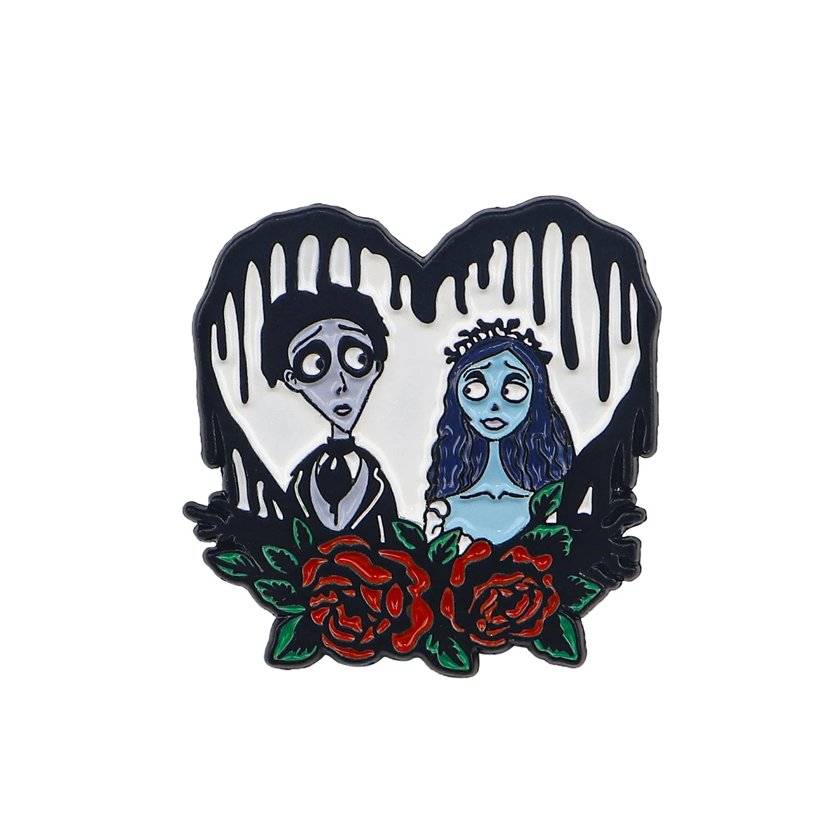 Spooky Enamel Pin Collection: Metal Brooch for Clothing & Accessories