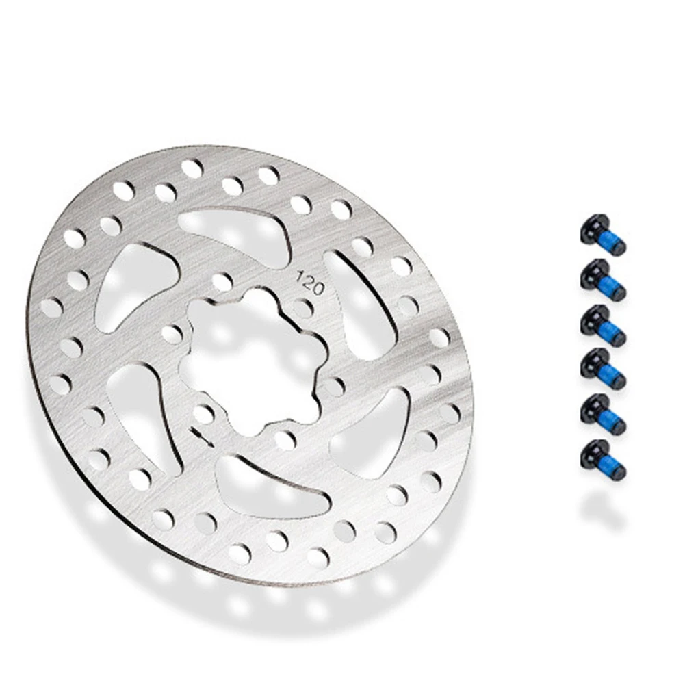 

120mm 6 Holes Brake Disc Rotor With Screws For X Iaomi-Pro/Pro2 Electric Scooter Brake Disc Wear-resistant E-Scooter Accessories