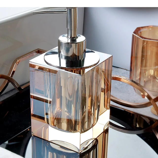 แบบพกพา Hand Sanitizer ขวดโลชั่นคริสตัลสบู่แชมพูเจลอาบน้ําอุปกรณ์ห้องน้ํา 4 แบบพกพา Hand Sanitizer ขวดโลชั่นคริสตัลสบู่แชมพูเจลอาบน้ําอุปกรณ์ห้องน้ํา 4