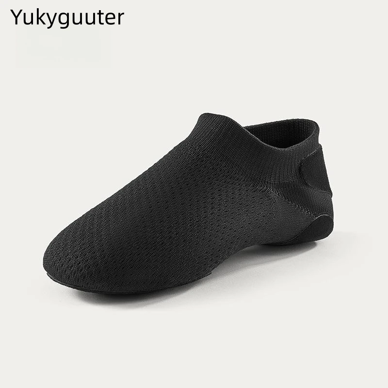Women Dance Shoes Breathable Ballet Jazz Dance Shoes Soft Sole Professional Sneakers Ballroom Practice Salsa Flat Dance Shoes 2