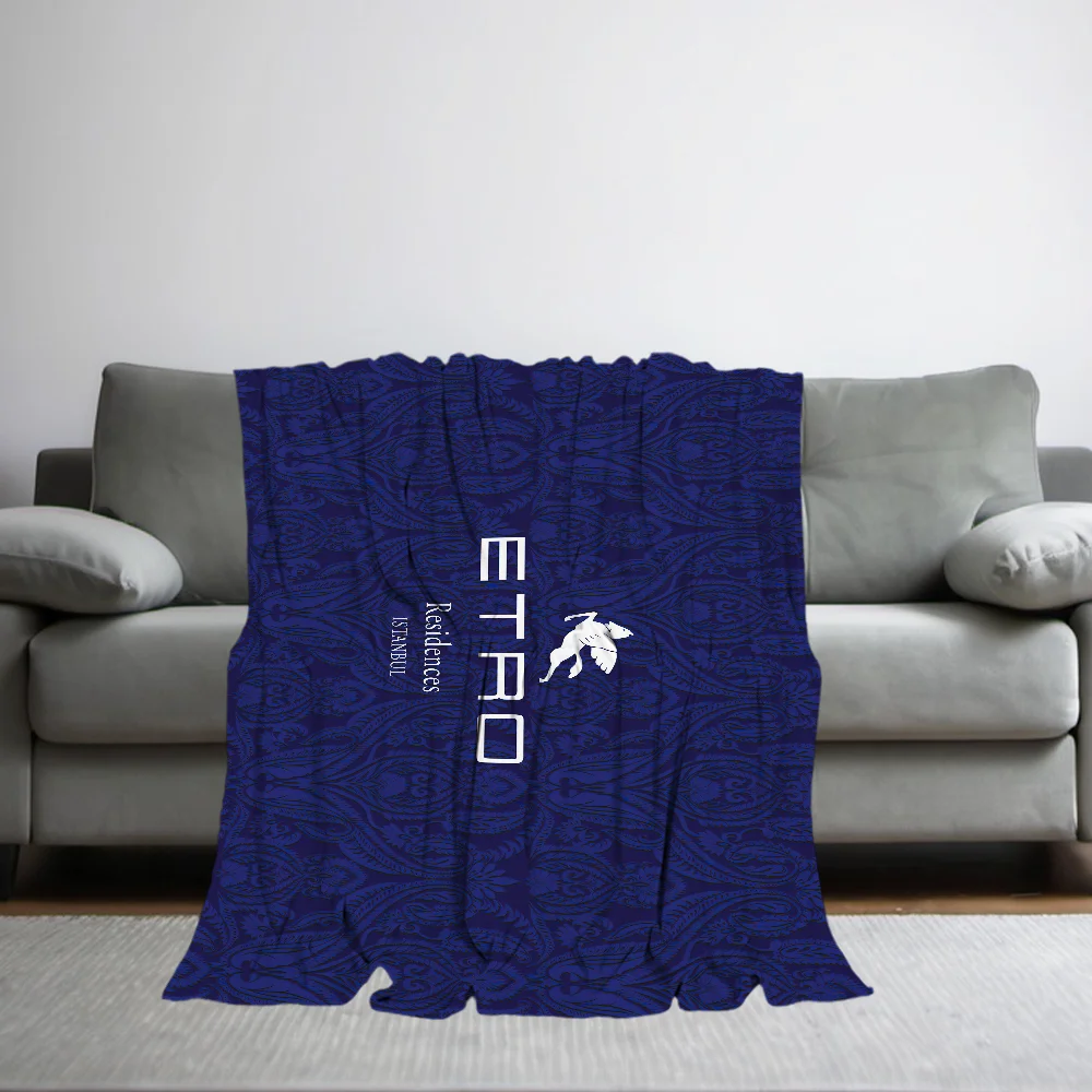 Fashion E-EtroS skicomfort warm Soft Baby blanket suitable Home Kids Lunch Blanket Suitable for Home Office Daily Use Cover 2
