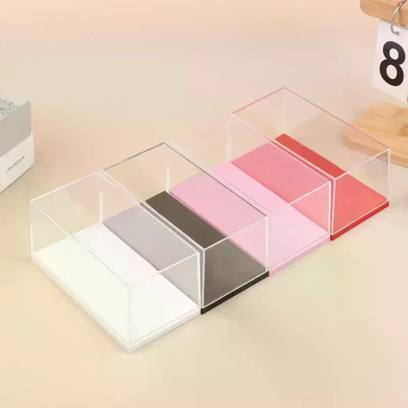 1Pcs Transparent Acrylic Storage Box Practical 1/43 Diecast Model Car Display Box DIY Dustproof Display Rack Toy