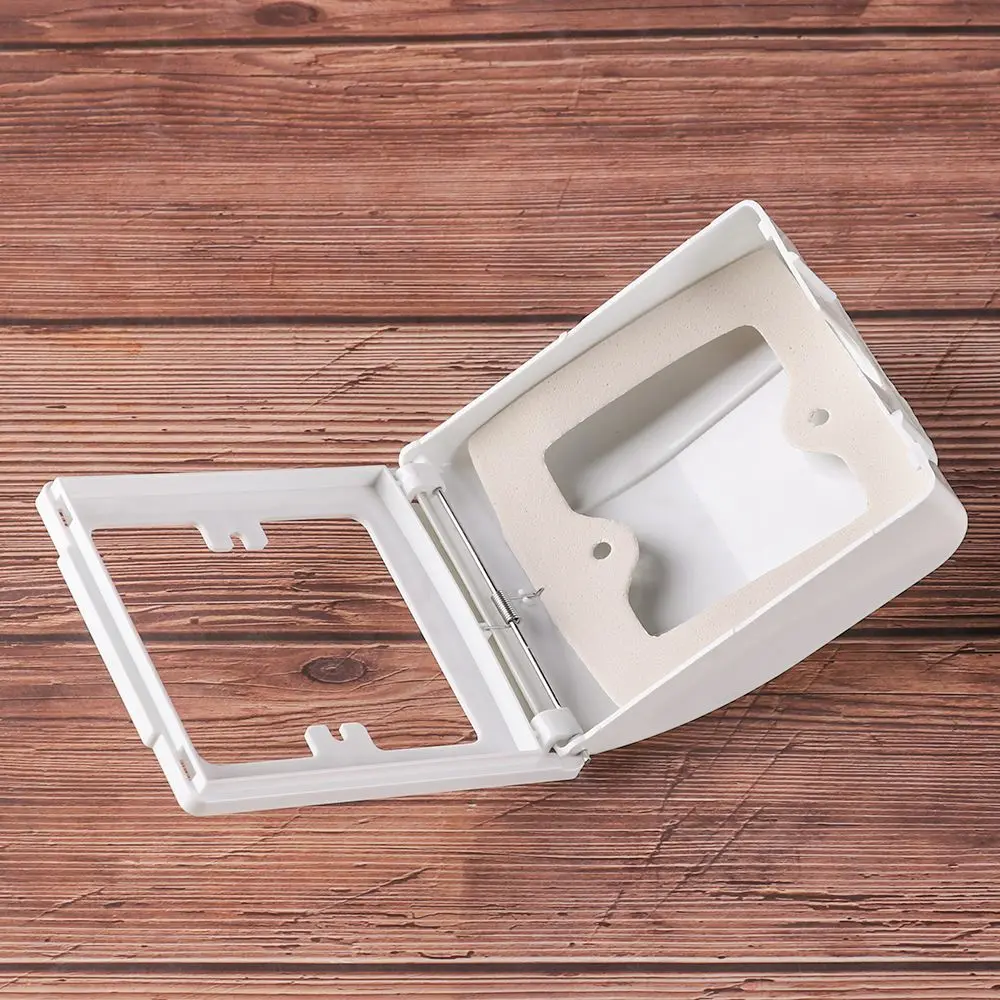 Bathroom 86 Type Switch Waterproof Splash Box Switch protective Cover Kitchen Toilet Box White Transparent Socket Protector socket protective cover