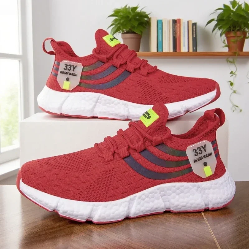 Women's Walking Shoes with Comfortable Fashionable Grid Design Versatile Lightweight Breathable Anti Slip Outdoor Training Shoes