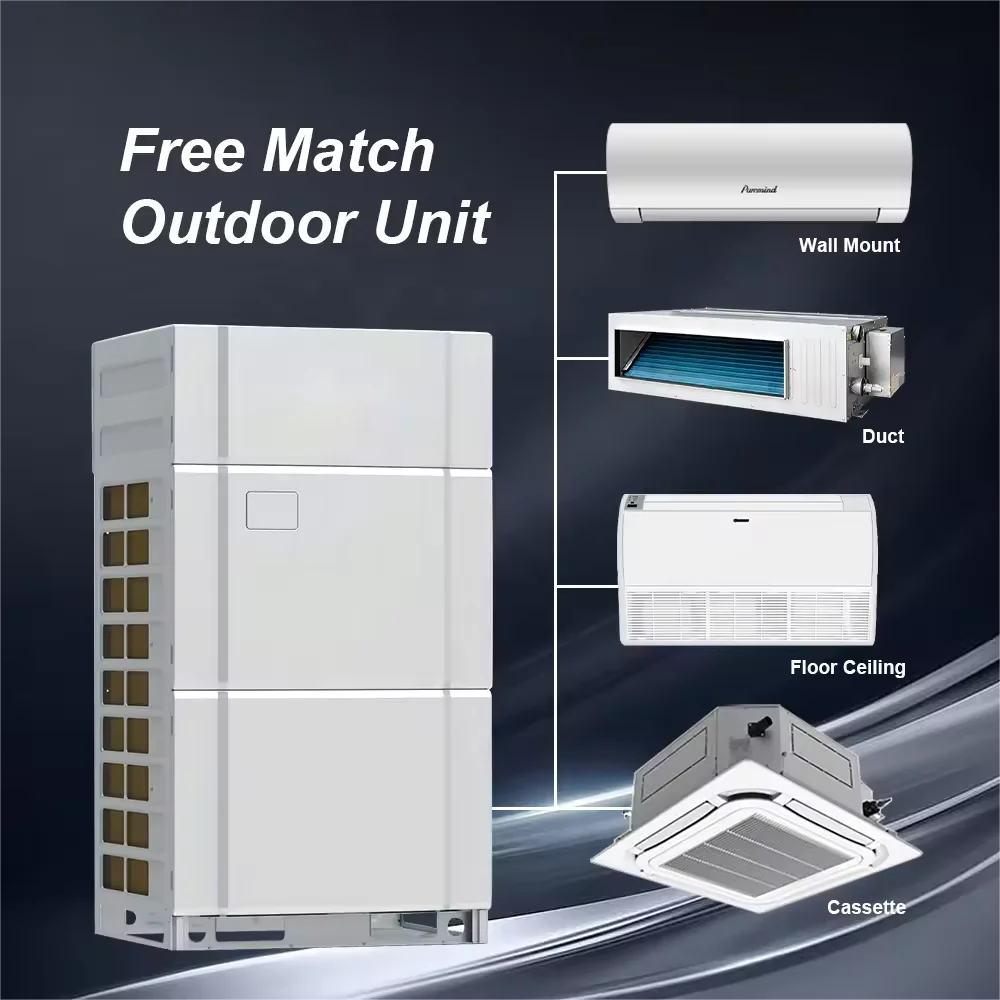 220V 50Hz Ducted Fan Mini Split Air Conditioners HVAC System Ducted air Conditioning