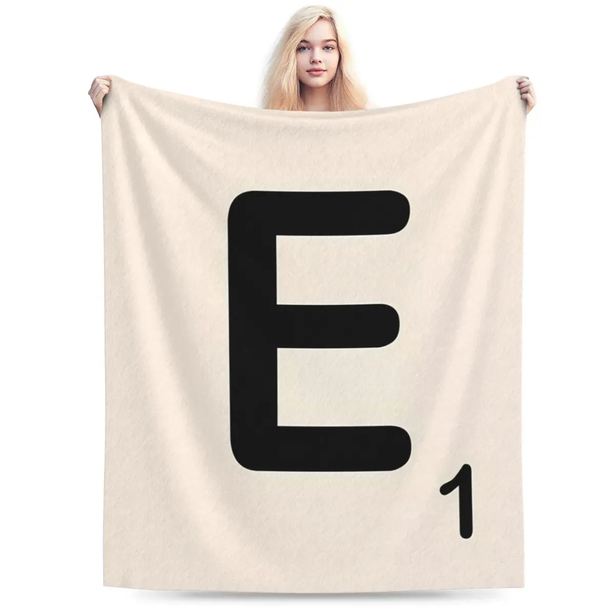 Piastrella Scrabble E Una Coperta In Micro Pile Ultra-Morbida