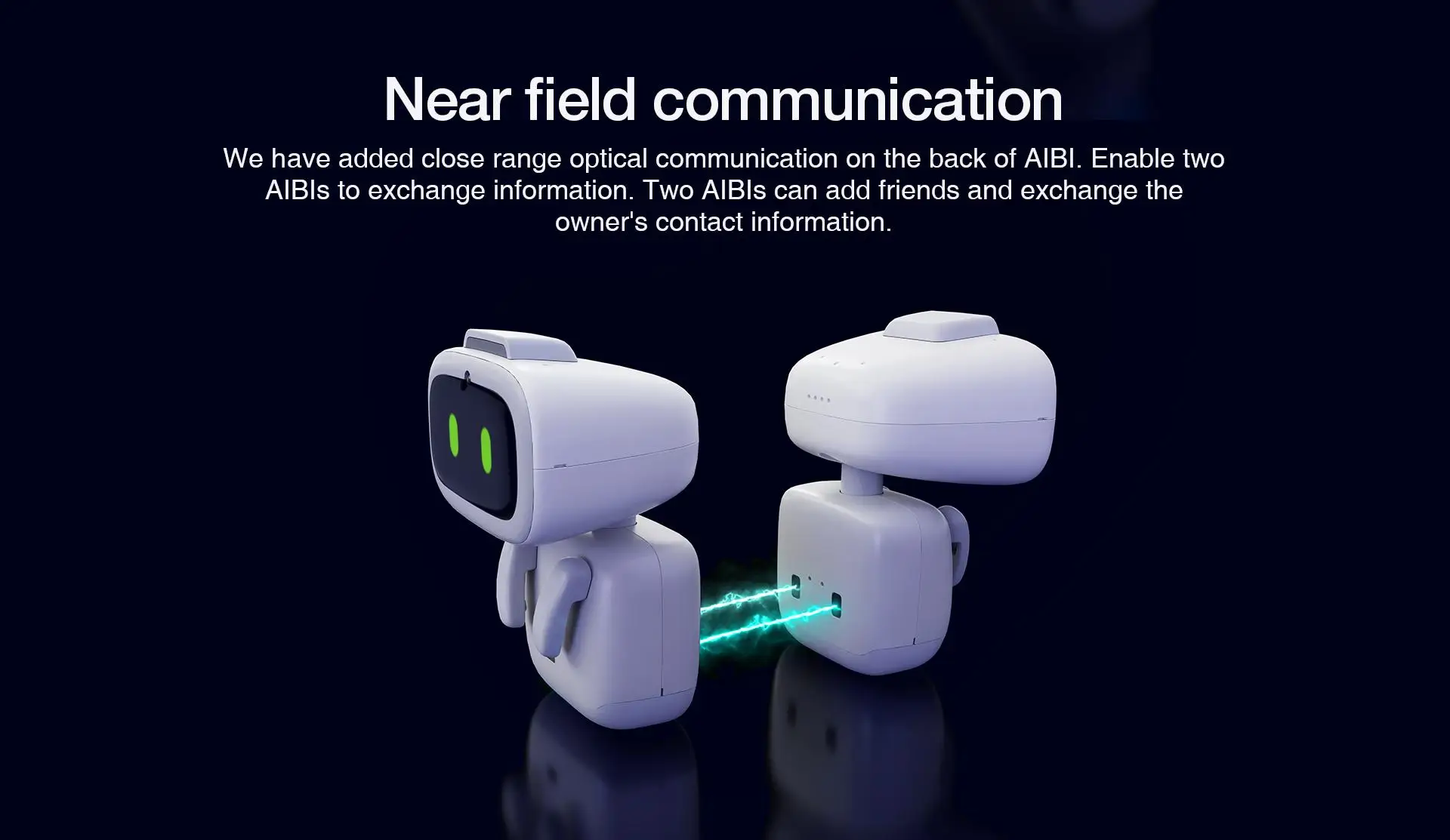 Aibiポケットロボット玩具、ペットのインテリジェントな