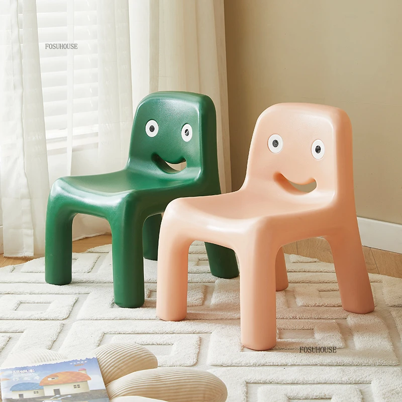 Nordic Creative Plastic Children's Tables Kindergarten Children's Chair Home Enlightenment Learning Table and Chair for Children