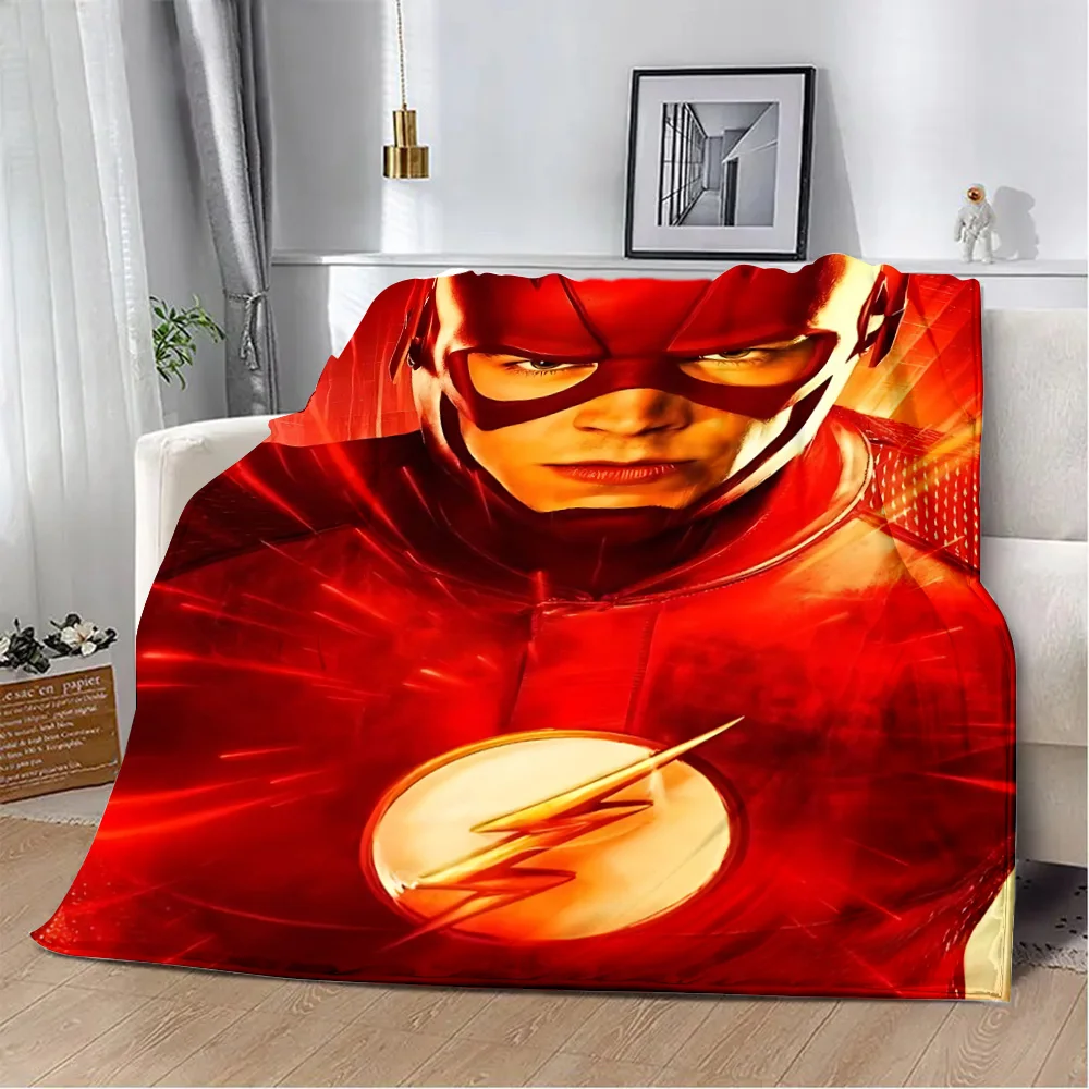 Marvel Super Flash Printed Blanket Picnic Blankets Warm Blanket Soft and Comfortable Blanket Home Travel Birthday Gift 4