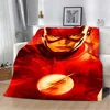 Marvel Super Flash Printed Blanket Picnic Blankets Warm Blanket Soft and Comfortable Blanket Home Travel Birthday Gift 4