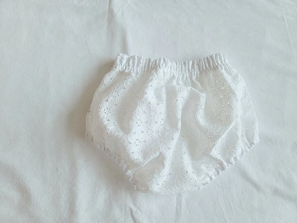 여름  여아 할로우 아웃 레이스 가디건 및 반바지, 공주 반팔 세트, 어린이 패션  의류, 2psc