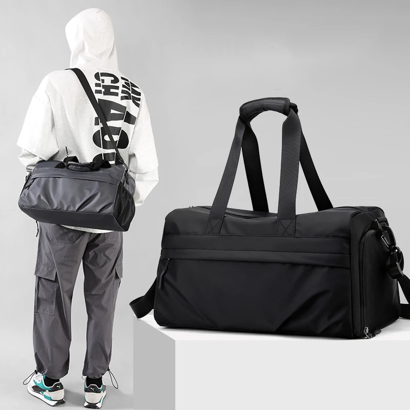 

Men's Handbag Large Capacity Travel Bag Sports Fitness Luggage Bag Single Shoulder Messenger Bag
