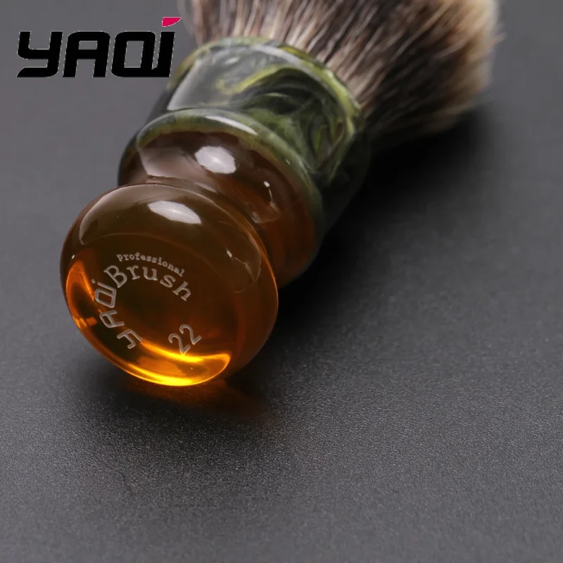 2026 핫세일! YAQI 22MM 사그라다 패밀리아 투밴드 배더 헤어 레진 핸들 남성용 습식 면도 브러쉬