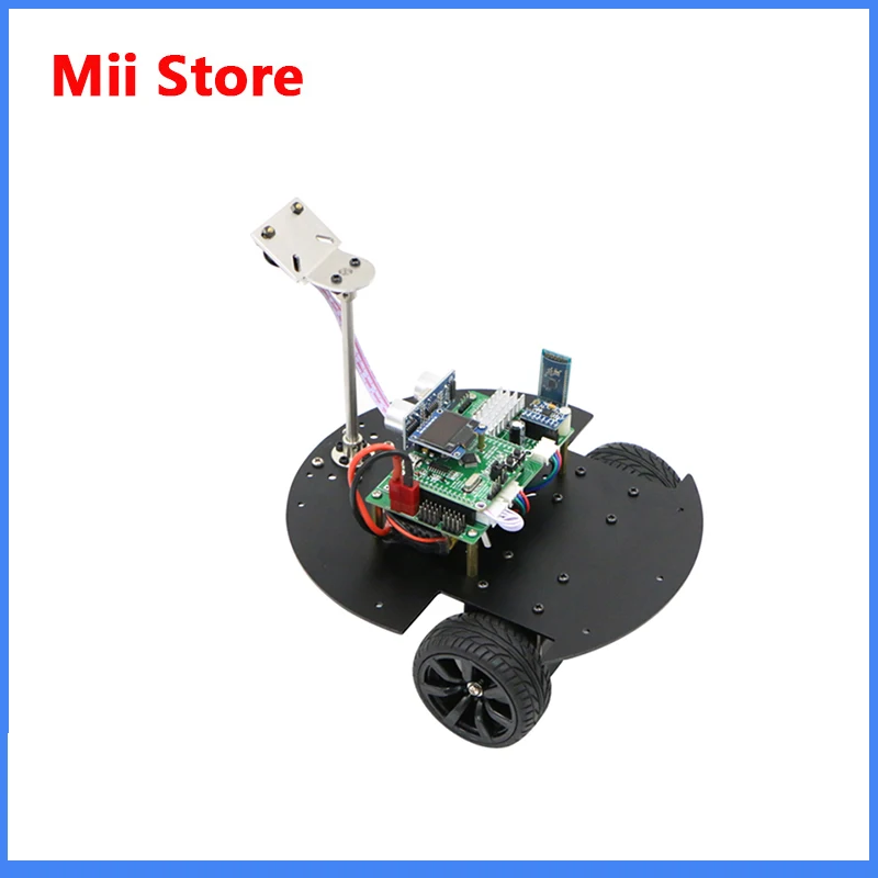 

[stepper motor version] Two wheel self balancing car differential steering kit STM32 remote control CCD line