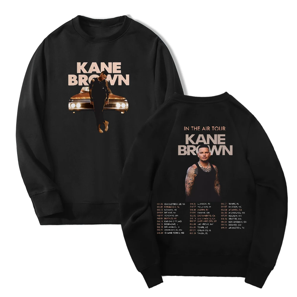 

Kane Brown In The Air Tour 2024 Merch Sweatshirt Unisex Crewneck Long Sleeve Streetwear Women Men Hip Hop Clothes