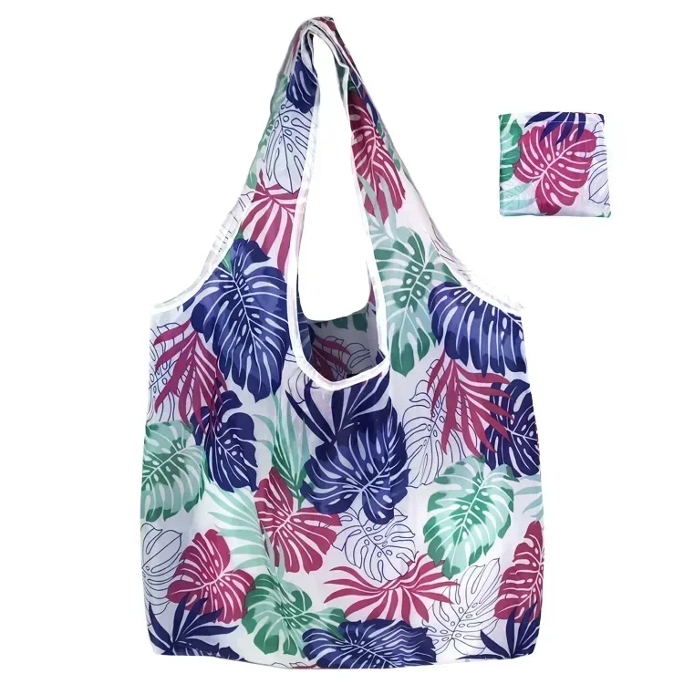 Eco-Friendly Reusable Foldable Tote: Large Multi-Purpose Shopping & Storage Bag