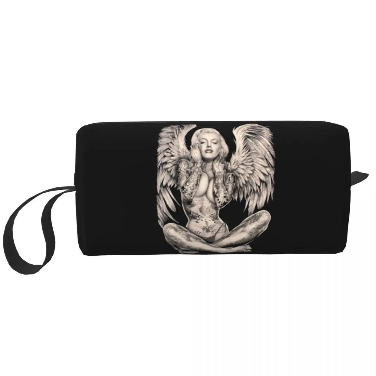 

Милая привлекательная Золотая дорожная косметичка для девушек, женская косметичка для макияжа, сумки для хранения красоты, набор для Хранения Туалетных принадлежностей, женская коробка