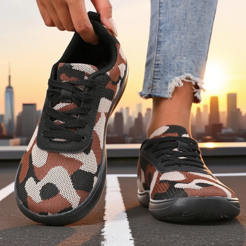 New Wide Toe Women Shoes Plus Size Couple Outdoor Sneakers Comfort Soft Wide Palm Wide Last Shoes Barefoot Shoe Zapatos De Mujer