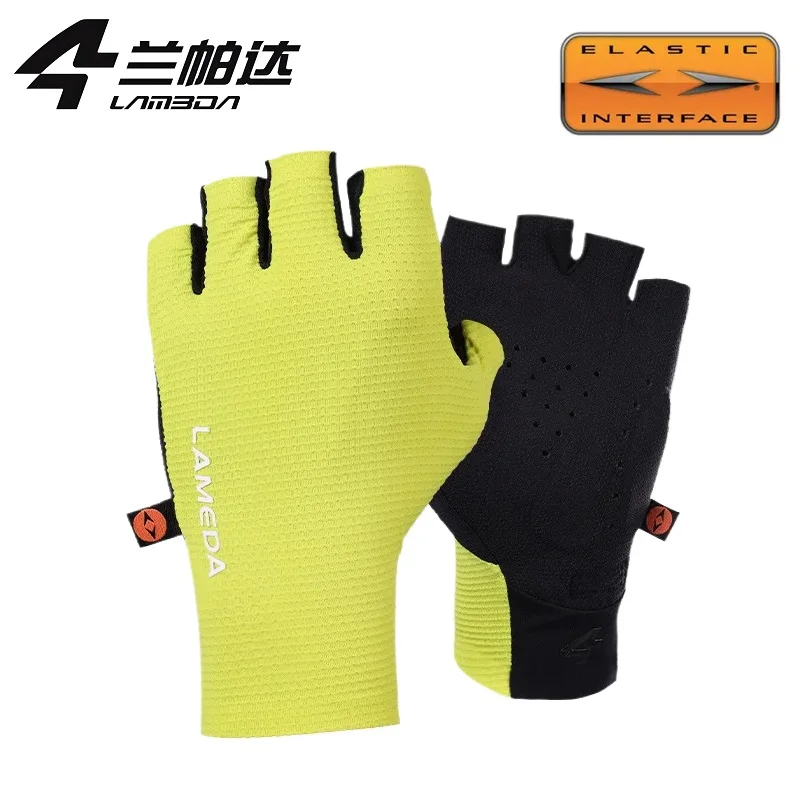 

Lameda Cycling Gloves For Men Short Glove Summer Professional Athletic Half Finger Glove Shock Absorbing Short Finger Mtb Glove