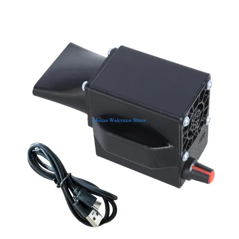 F68E 5V USB C 송풍기 그릴 바베큐 팬 야외 바베큐용 휴대용 바베큐 공기 송풍기