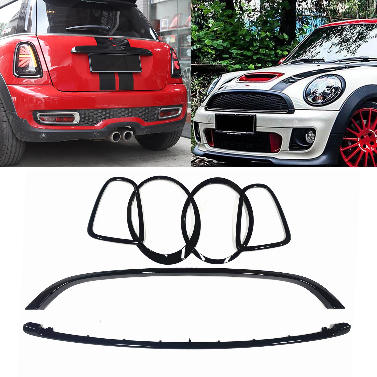 Für Mini Cooper Lands mann F60 Autozubehör Frontgrill Dekoration Rahmen  Kühlergrill dekorative Abdeckung Landmann Außen verkleidung - AliExpress