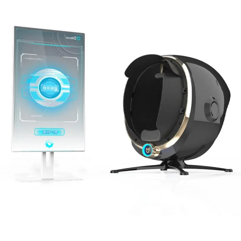 3d Smart Bitmoji Skin Analyser Machine With 21.5inch Hd Touch Screen Ai Skin Analyzer Facial