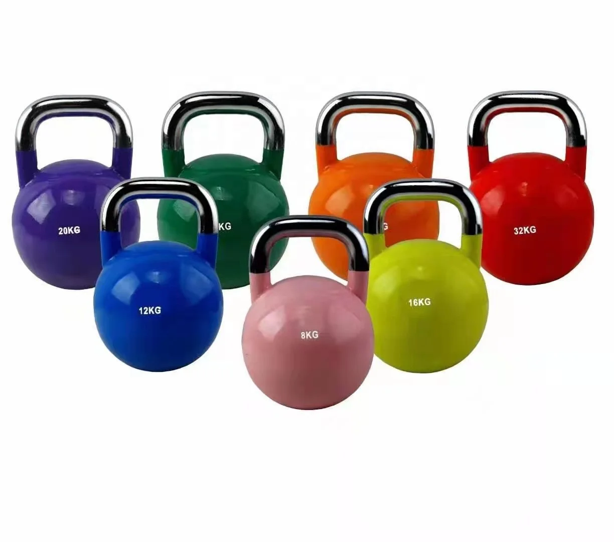 Kettlebell In Ghisa Solida Pesi Da Competizione Kettlebell Per Allenamento E Allenamento Della Forza
