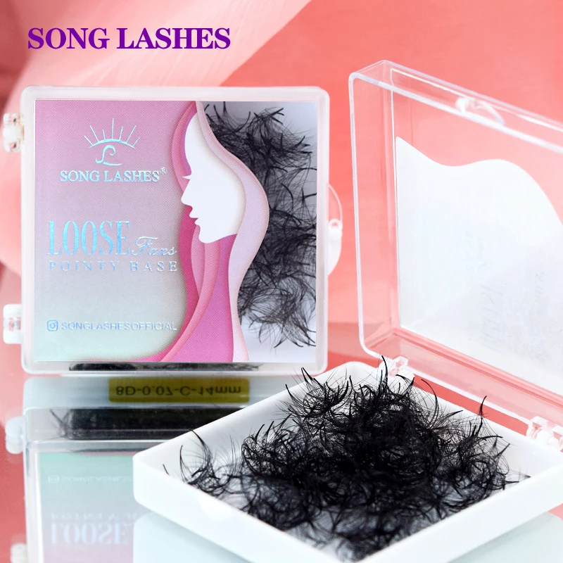 Song Lashes Sharp Narrow Stem Loose Fans Volume Russe Lash Slim Thin