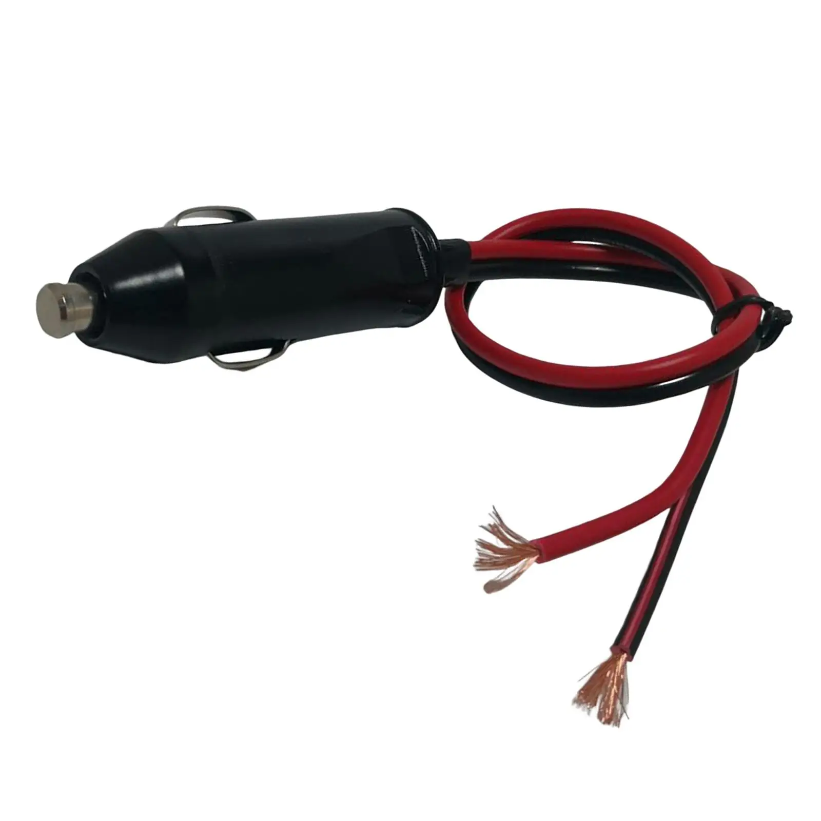 2-4pack Cigarette Lighter Male Plug with Leads with 10cm Extension Cable Cars