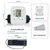 Upper Arm Electronic Blood Pressure Monitor Home Automatic Digital  Sphygmomanometer Tonometer Heart Rate Tensiometer 6