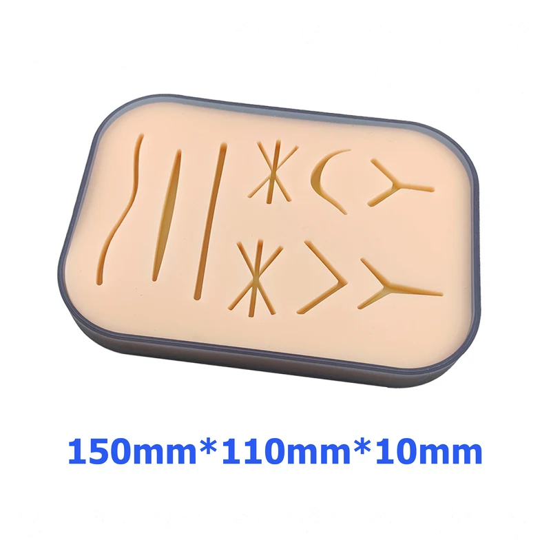 Surgical Suture Lifelike Training Skin Operate Suture Practice Model Training Pad Needle Scissors Tool Kit Teaching veterinary surgical instruments