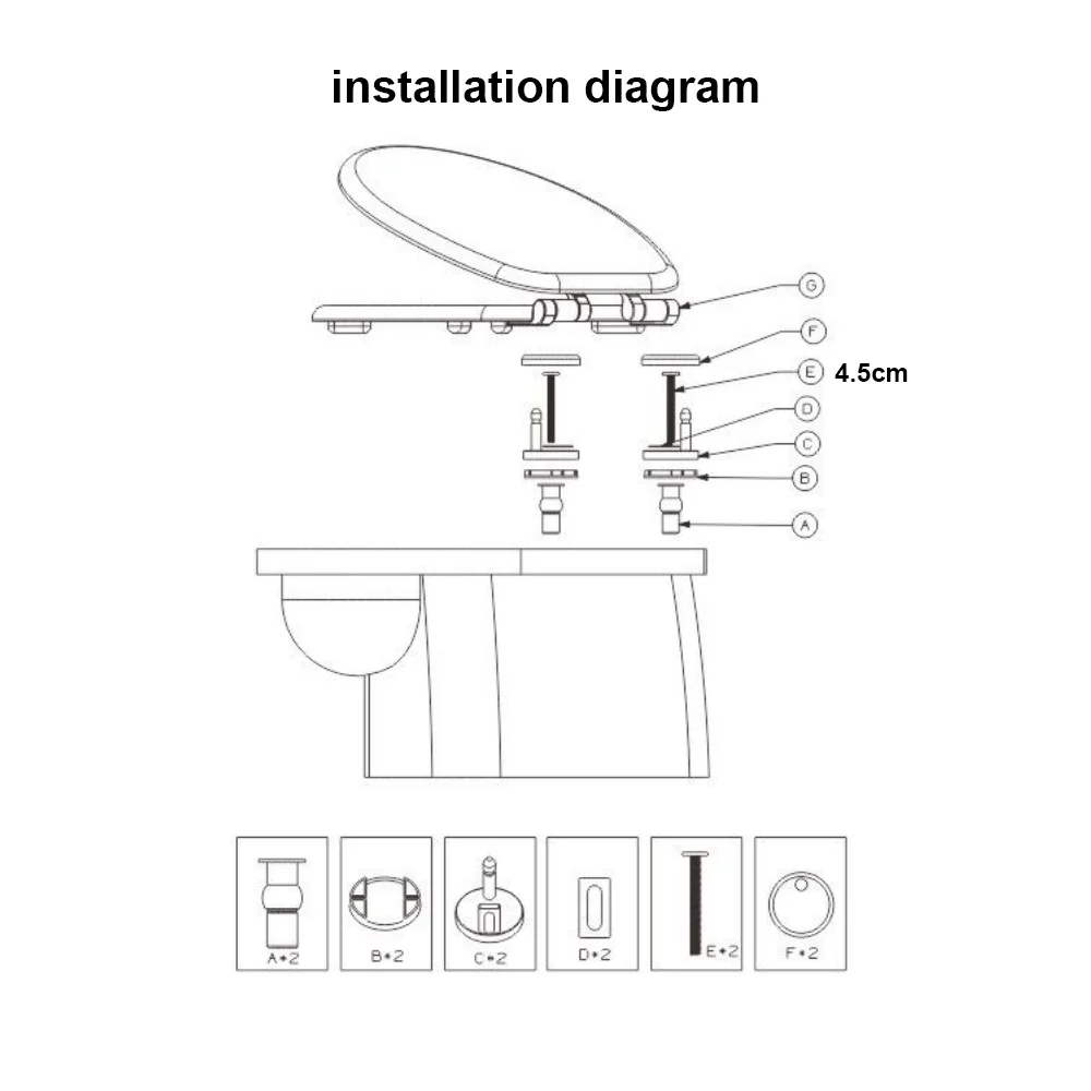 Stainless Steel Toilet Seat Hinge Universal Adjustable Replacement Flush Toilet Cover Mounting Connector Bathroom Accessories toilet seat accessories toilet hinge replacement